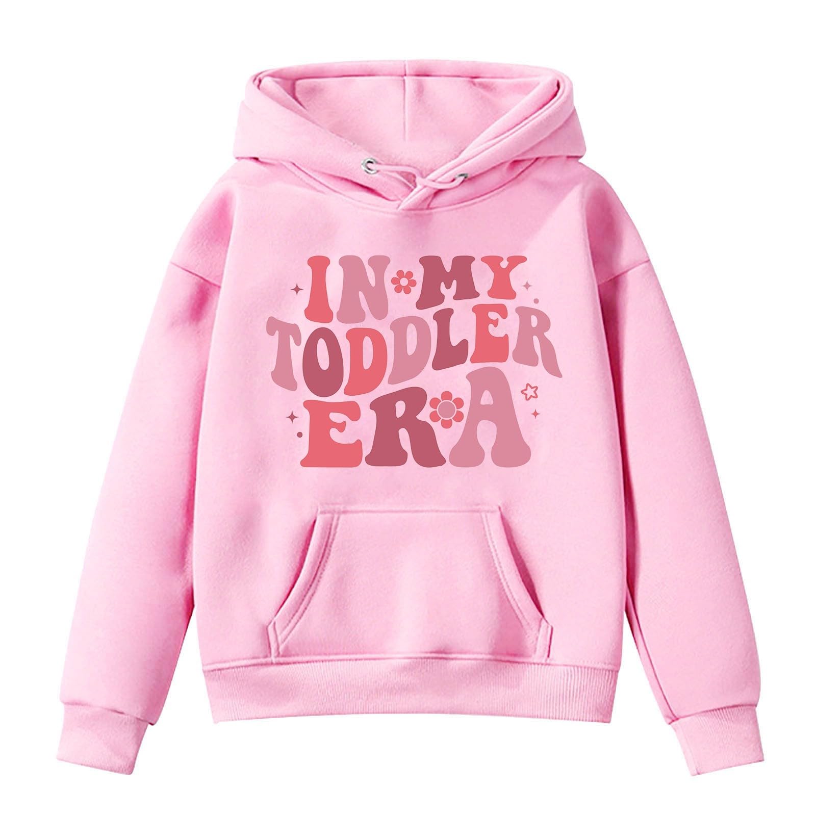 Bluzy dziewczęce Nowy Jork bluzy z kapturem dla dziewczynek nadruk litery bluza z kapturem z długim rękawem na co dzień luźny pulower topy dla 4-14 lat (Zj1-różowy, 5-6 lat)