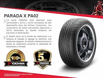 Amazon.com: Yokohama Parada Spec-X 285/45R22 114V Passenger Tire