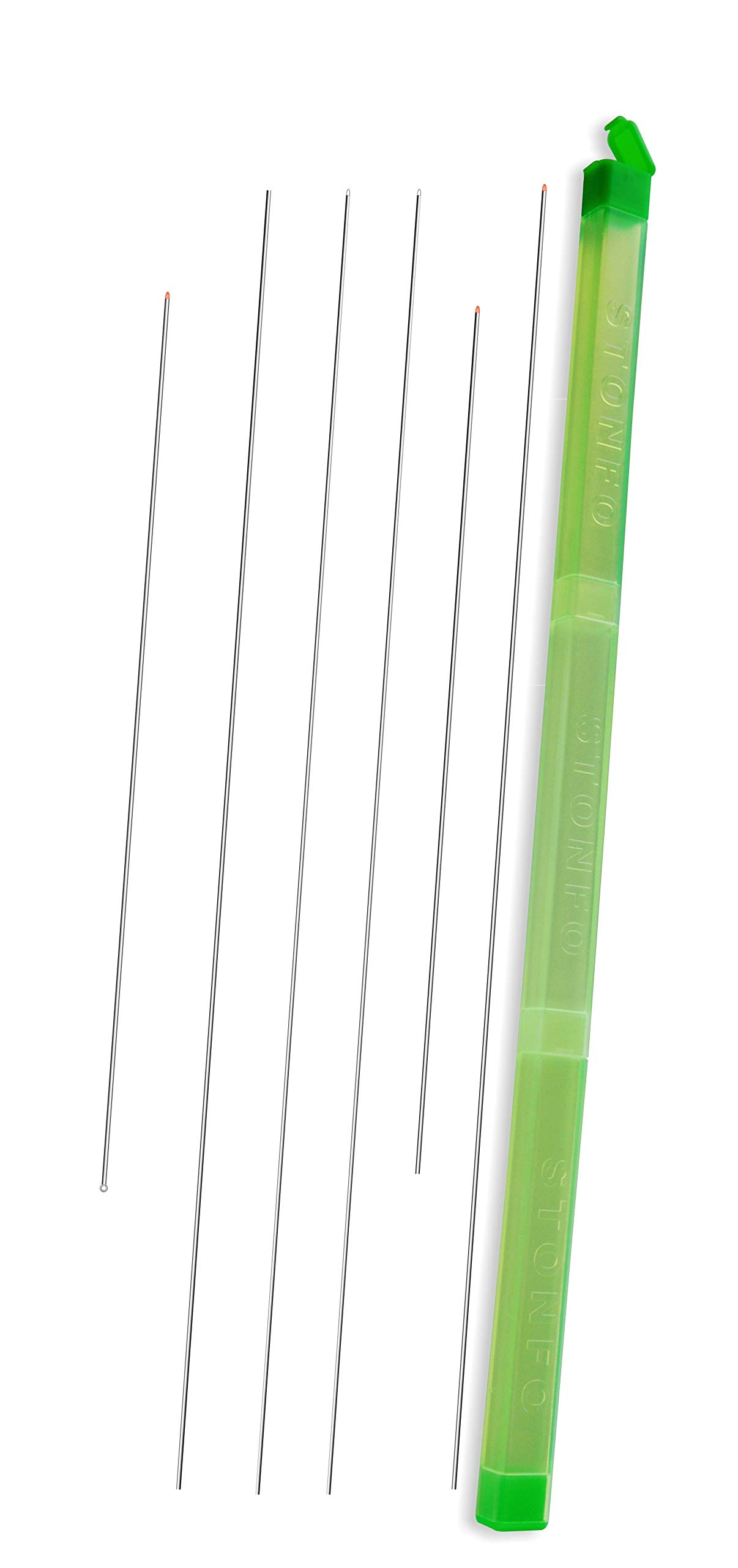 StonfoART.677 Kit, 30 Needles of 6 Types, Modular Metal Box with Snap Closure, 20 cm