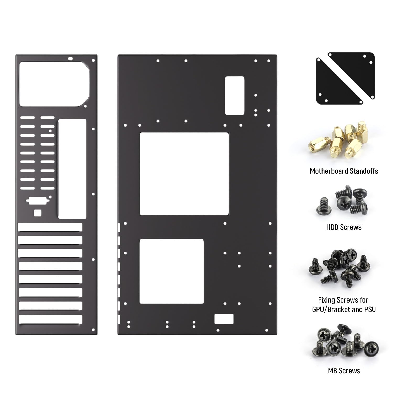 Obudowa PC Open Air, obudowa PC na ławce testowej, obudowa na komputer ATX z otwartą ramą, DIY PC Case Rack na płyty główne ATX MATX ITX