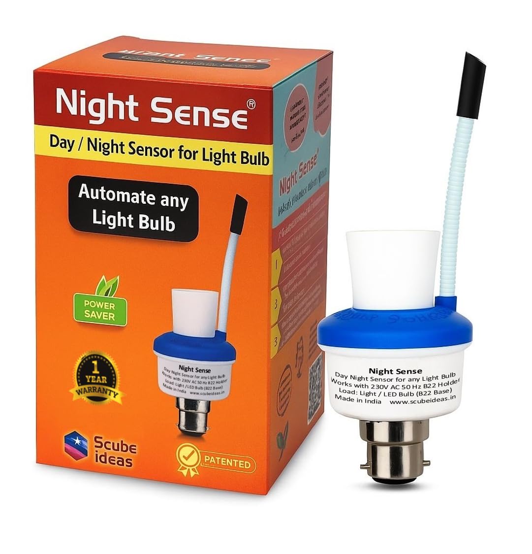 Night Sense - Automatic Day/Night Sensor for any Light Bulb