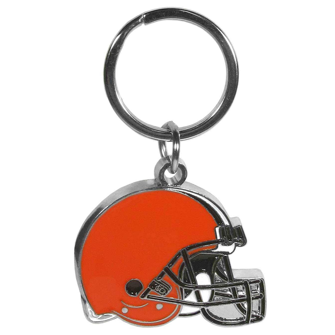 Siskiyou NFL Sports Fan Shop Cleveland Browns Chrome & Enameled Key Chain One Size Team Colors