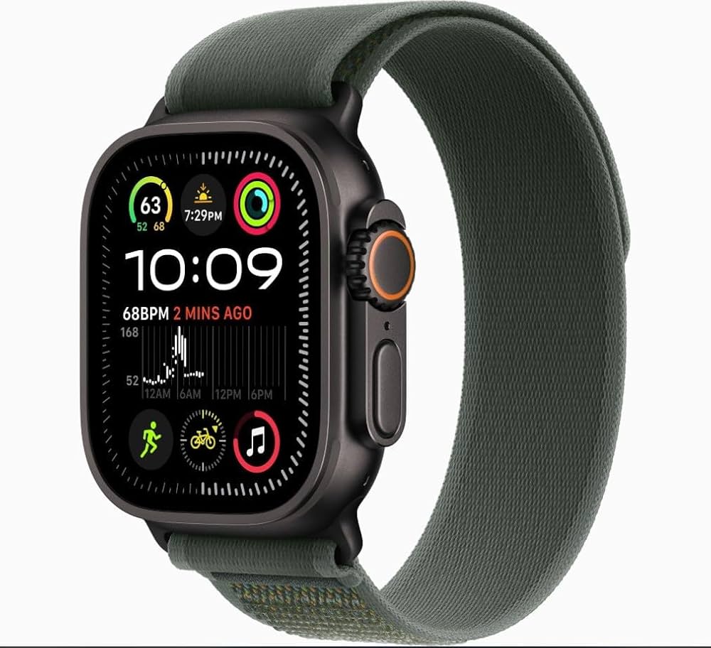 Apple Watch - Apple Watch Ultra ブラック グレイトレイルループ Amazon.com: Apple Watch Ultra 2 [GPS + Cellular 49mm