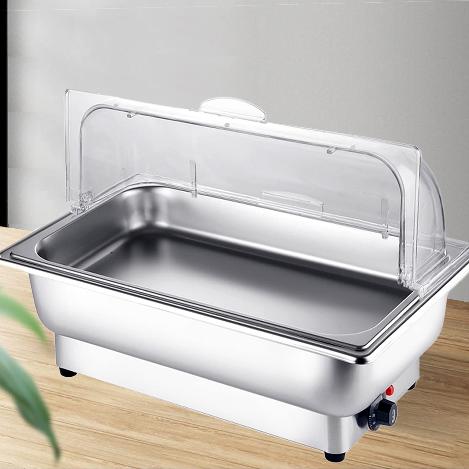 Chafing Dish Calentador de Buffet, para Bufé, Fiesta, Banquetes Calentar Alimentos, Temperatura Ajustable