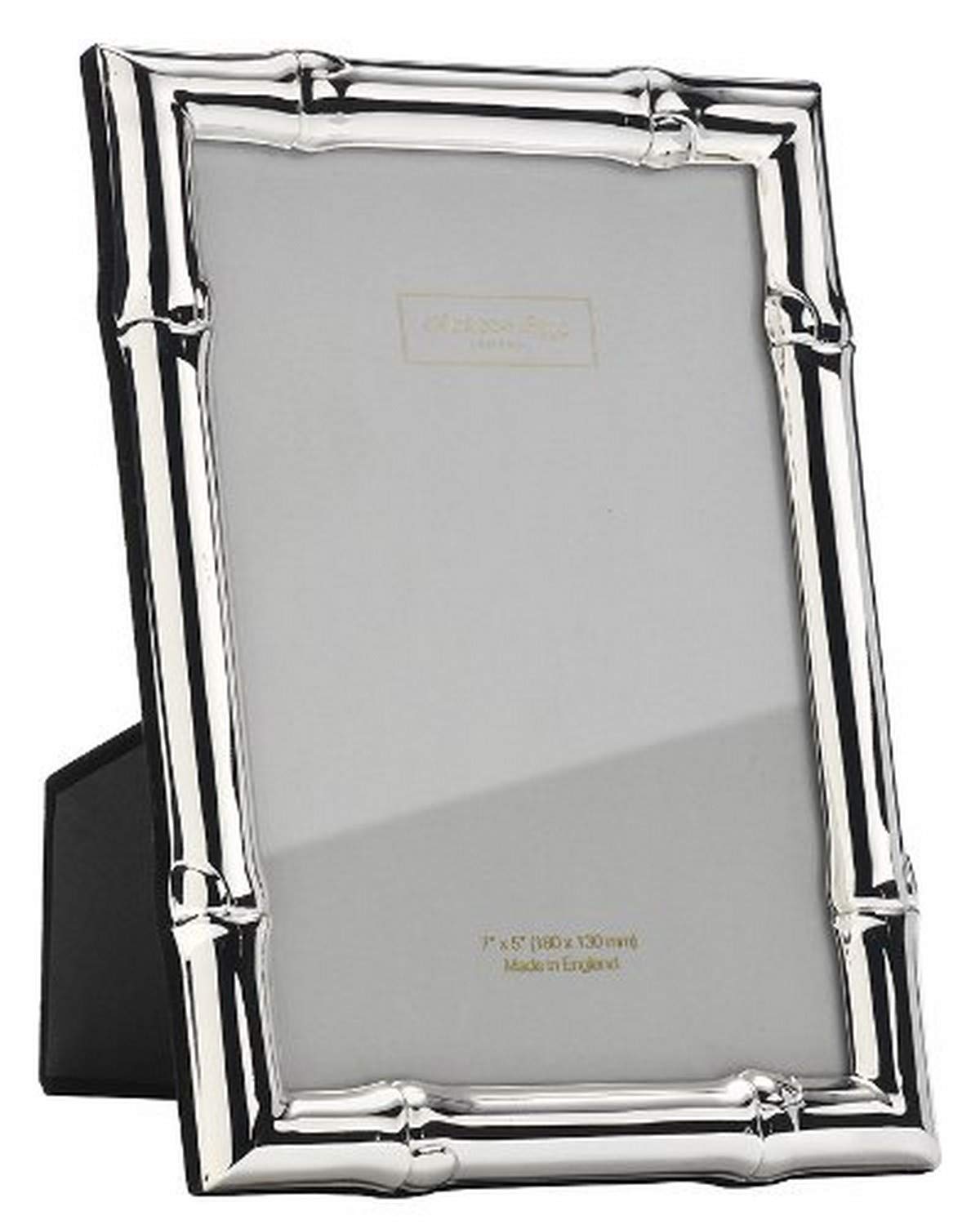 Addison RossPhoto Frame, 8x10, Silver Plate Bamboo, 8 x 10 Inches