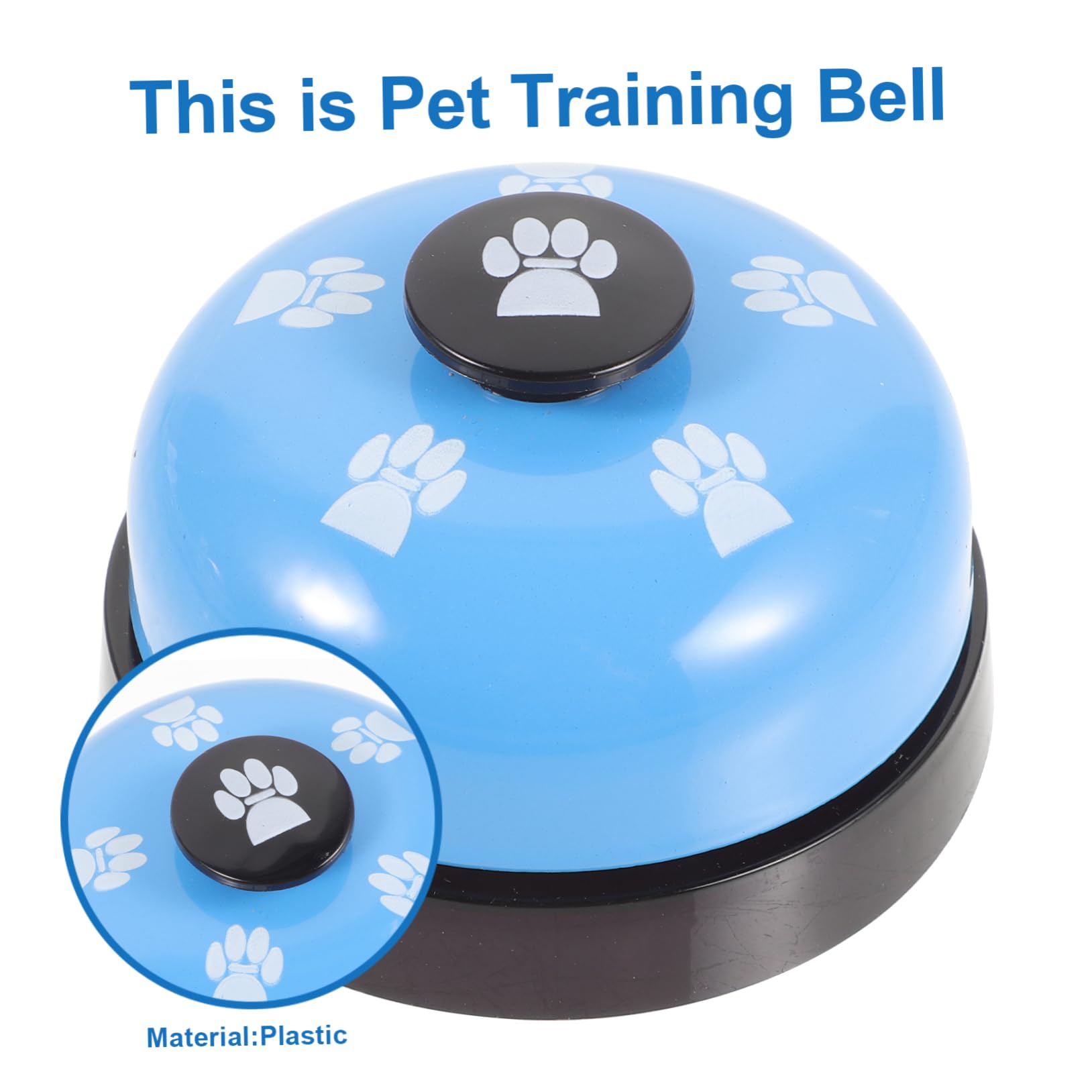 POPETPOP Cute Cartoon Pet Training Bell Interactive Press Bell for Puppy Potty Training Non Slip Design for Safe Use for Dogs and Cats Portable Pet Communication Device