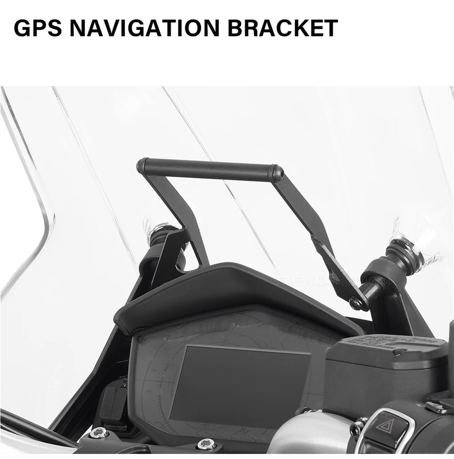 Porta Telefono Moto Per MOTO Per GUZZI V85TT Moto Supporto Navigatore GPS | V 85 TT V85 2019- PARABREZZA Staffa superiore Kit staffa navigazione moto supporto smartphone