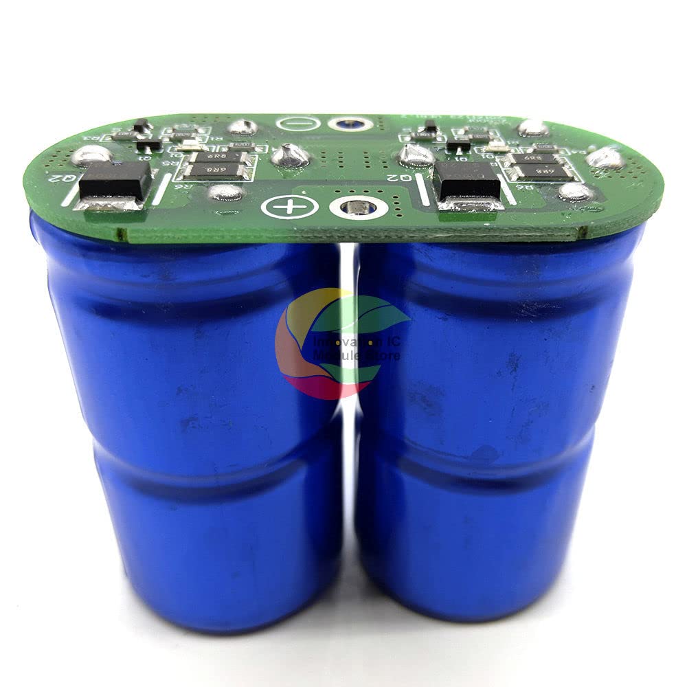 Super Farad Capacitors 2PCS/Set 2.7V 500F Super Capacitor With Protection Board Single Row 5.4V 250F Farad Capacitor for Car