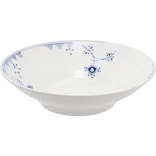 Royal Copenhagen 1017485 Blue Elements Deep Plate Plate, 9.4 inches (24 cm), Wedding Gift