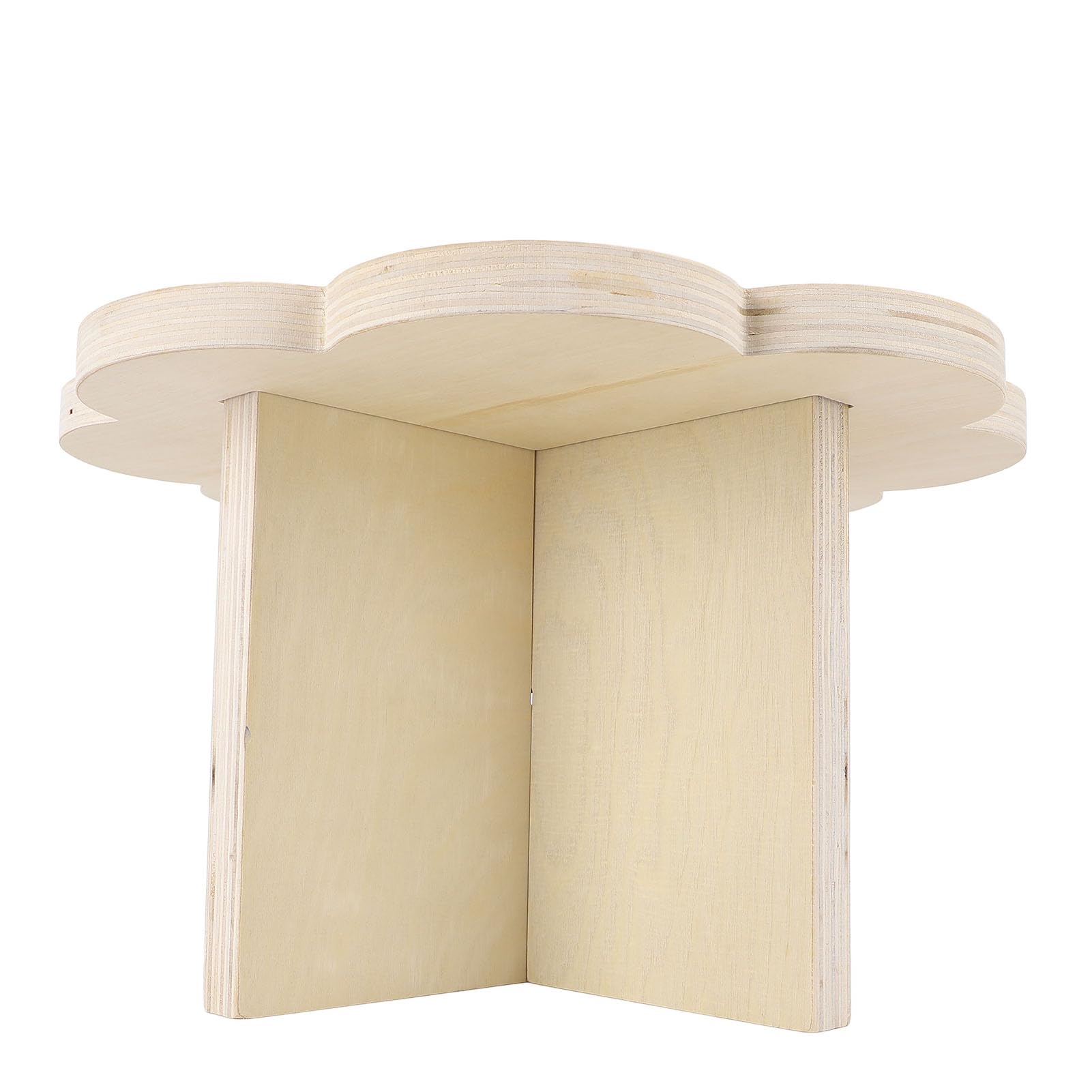 Rengue Tavolo Pieghevole a Forma di Fiore in Legno Massello Tavolo da Picnic da Campeggio Compatto e Robusto Dal Design Carino con Facile Installazione per attività All'aperto