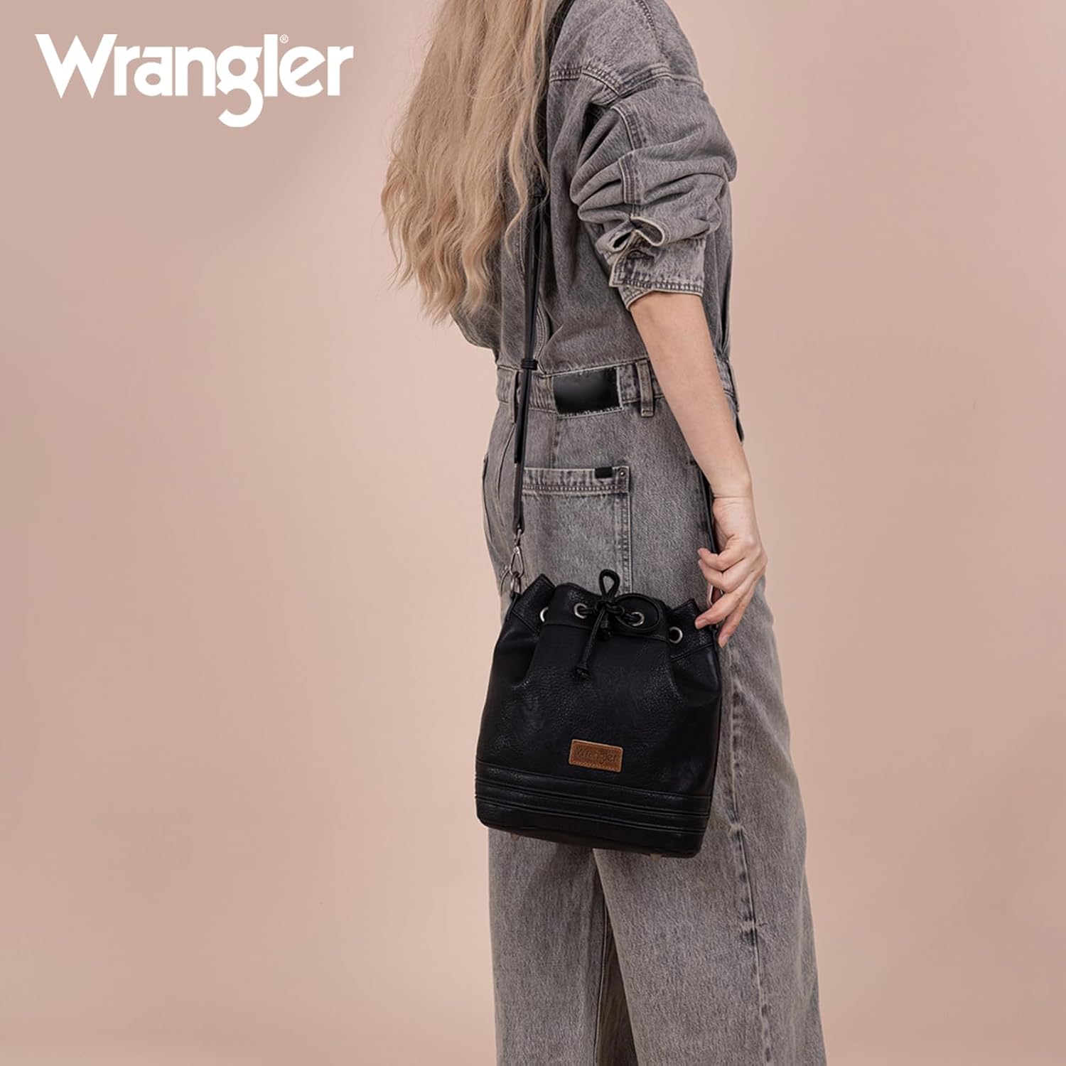 Wrangler Hobo Bags for Women Designer Aztec Bucket Purses Western Tapestry Shoulder Handbags - Image 3