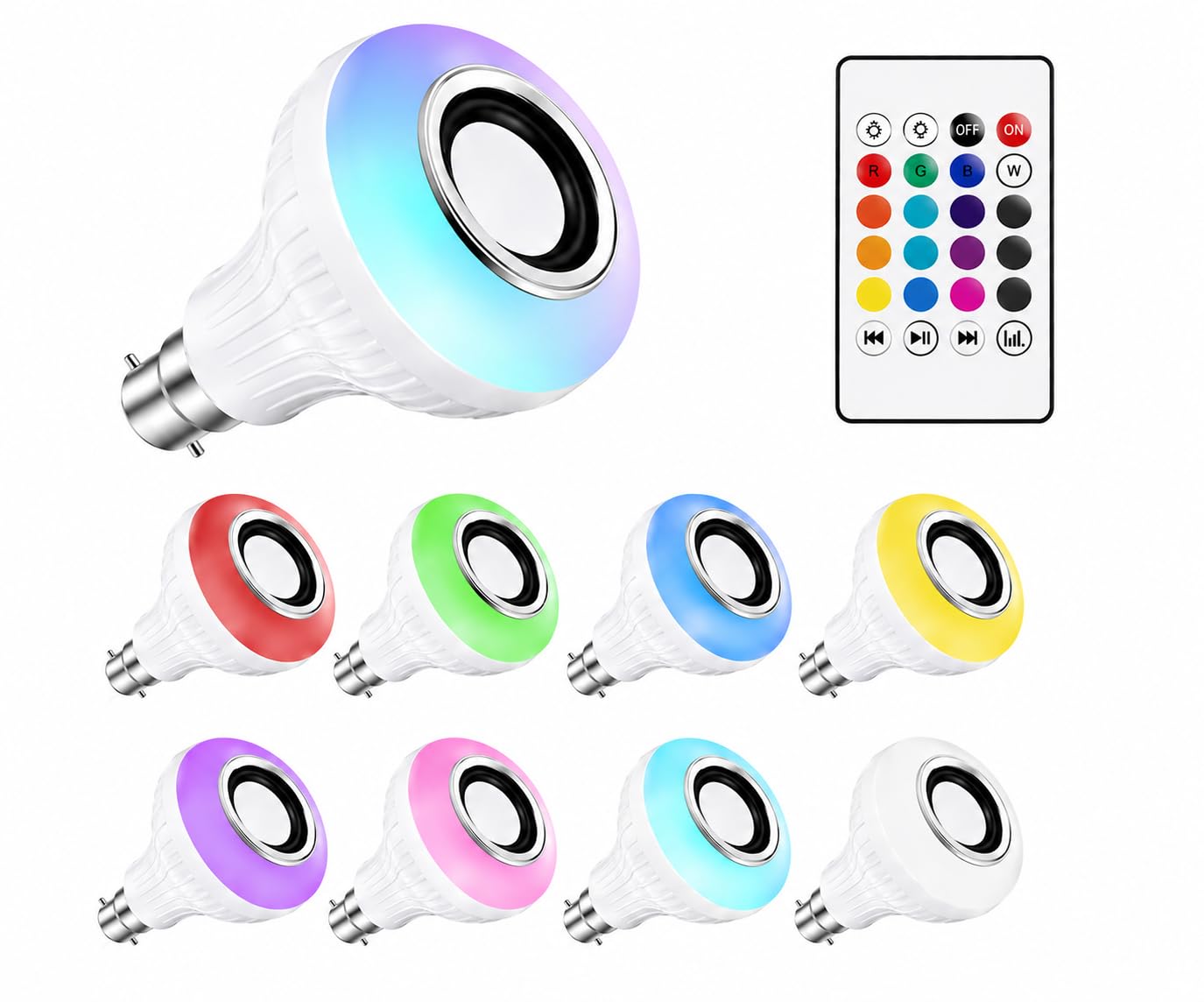 LED Bulb with Bluetooth Music Player | RGB Colour Changing, Energy Saving, Wireless Bluetooth-picture-30