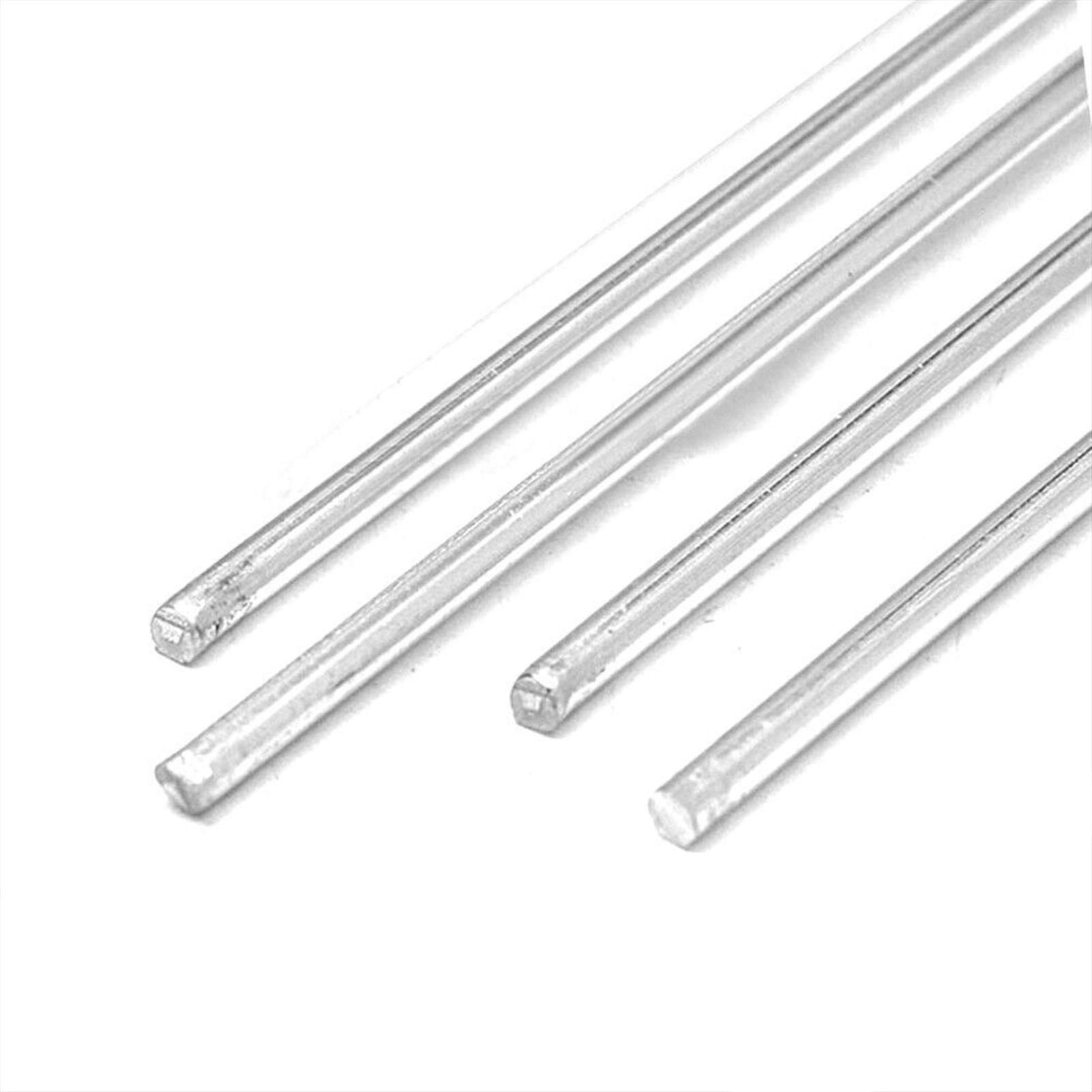 Varilla de Soldadura 10 Uds. Herramienta de Soldadura Profesional Plateada, aplicación Amplia de Peso Ligero de Aluminio de fácil fusión, Varilla de Soldadura de 1,6mm, Soldador para soldar