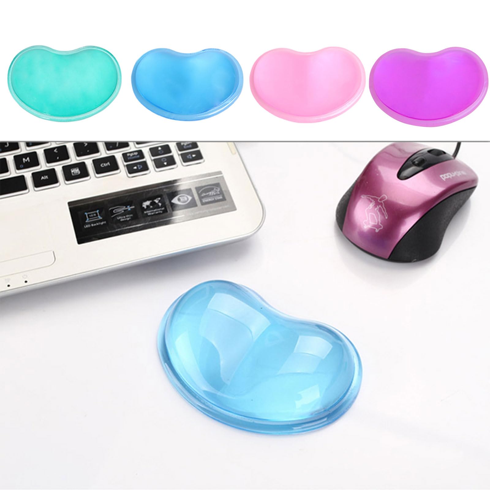Simpatico tappetino per mouse poggiapolso supporto ergonomico tappetino per mouse antiscivolo in silicone per forniture per ufficio accessori decorativi per scrivania mouse wireless e tastiera combo