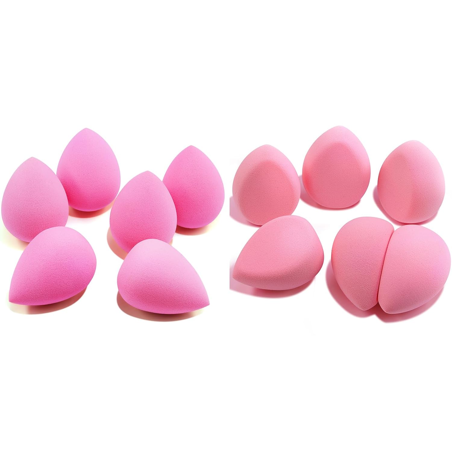 BEAKEY Makeup Sponge Set & BEAKEY 6 Pcs Makeup Sponge Set