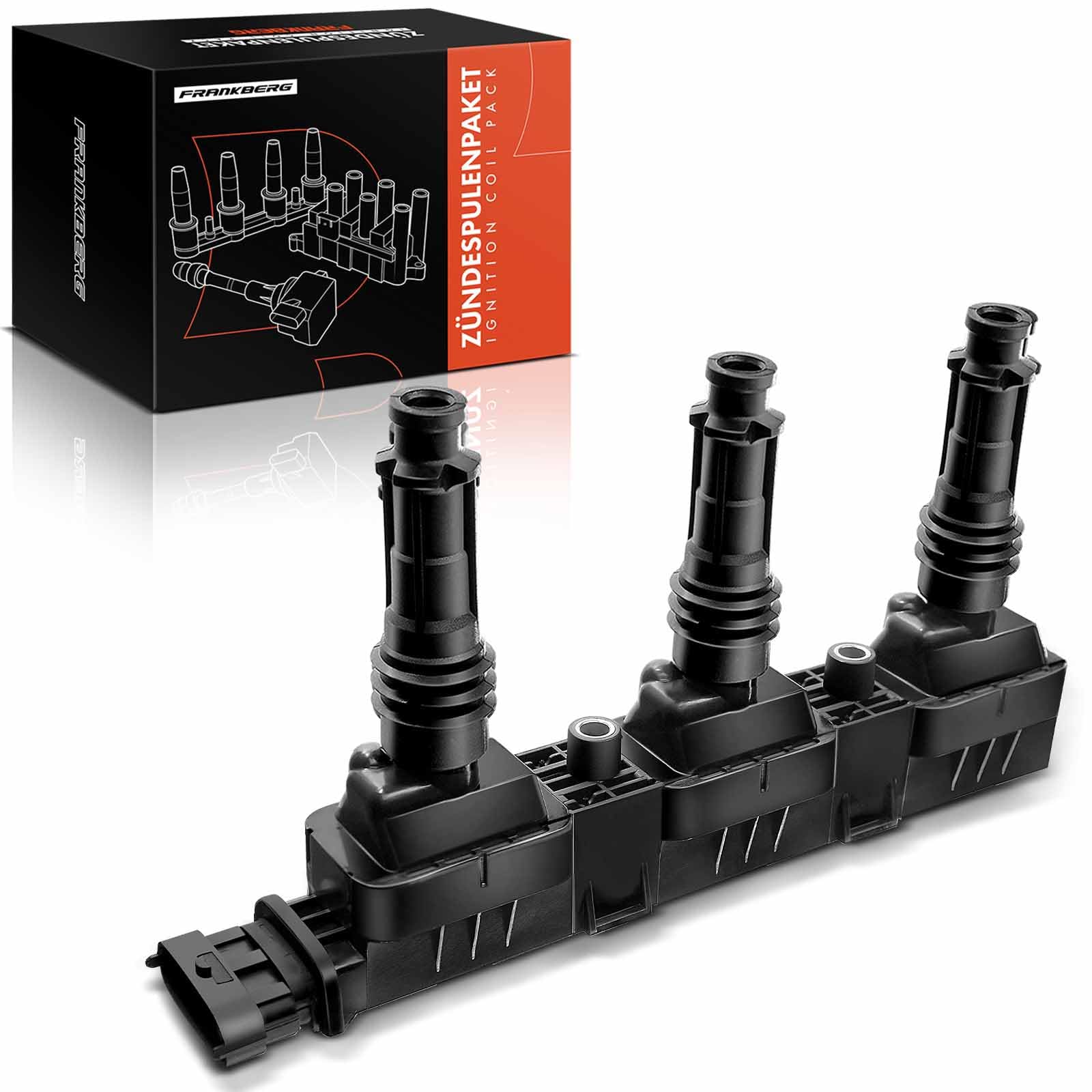 Frankberg Bobinas de encendido Compatible con Corsa C X01 1.0 Agila (A) H00 1.0 12V Corsa MK II (C) X01 1.0 12V Agila MK I H00 1.0 12V Corsa B S93 1.0i 12V Replace# 1208306,90543059