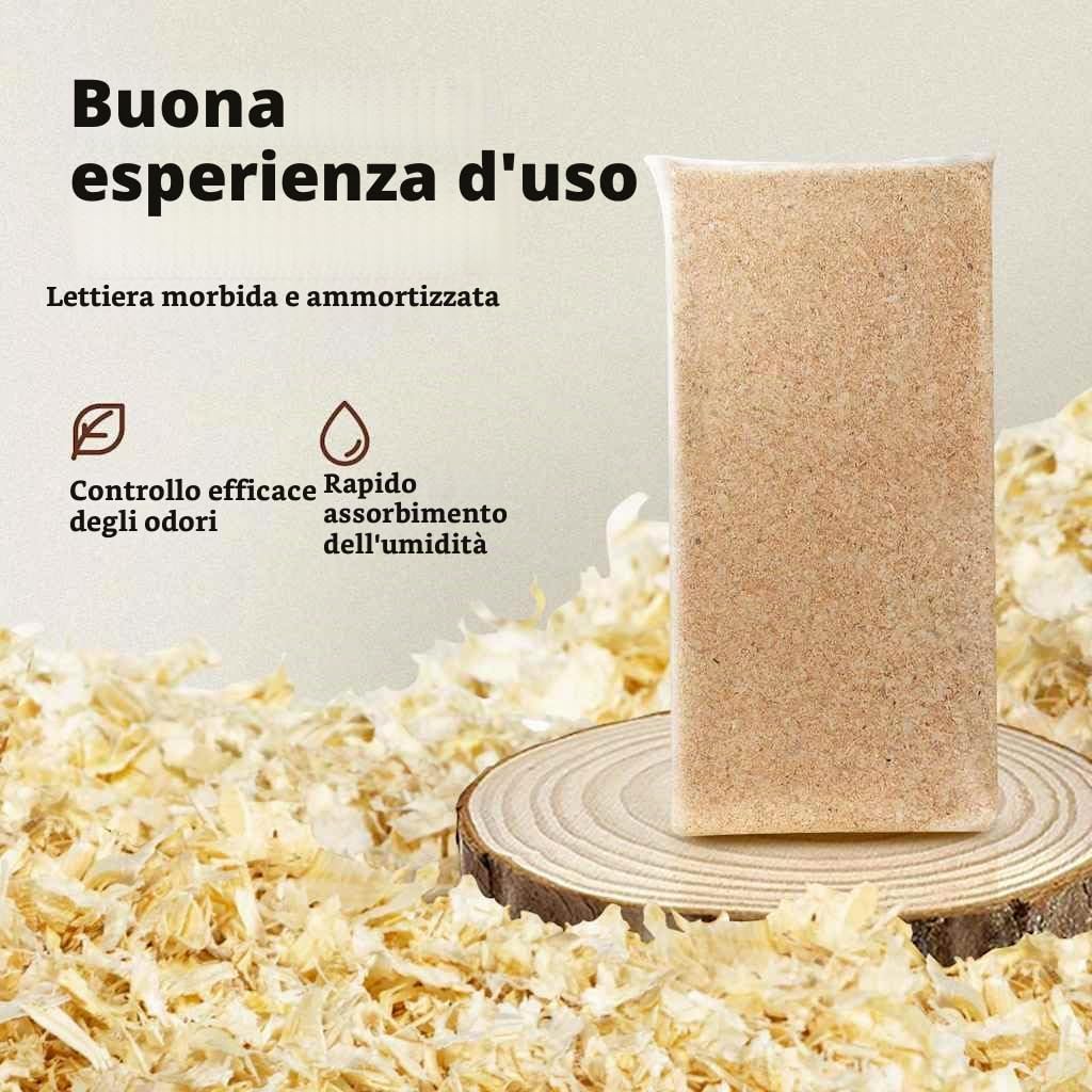 vidaXL Trucioli di Legno per Lettiere per Animali Legno Tenero 24 kg, trucioli di Legno per porcellini d'India, lettiera per criceti, lettiera per Piccoli Animali