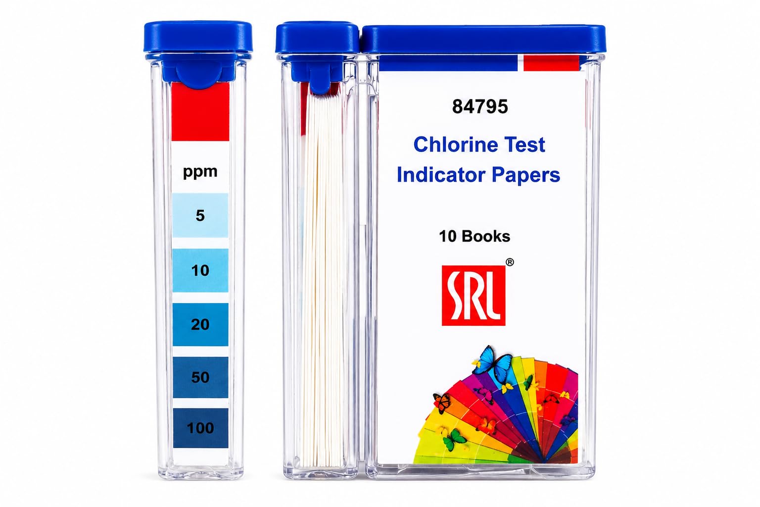 generic SRL Chlorine Test Indicator Papers,10 Books, 200 Strips, 5ppm-100 PPM indicating chart, instant result for test of chlorine in swimming pool water, spa and beauty parlour and other professional usage-picture-42