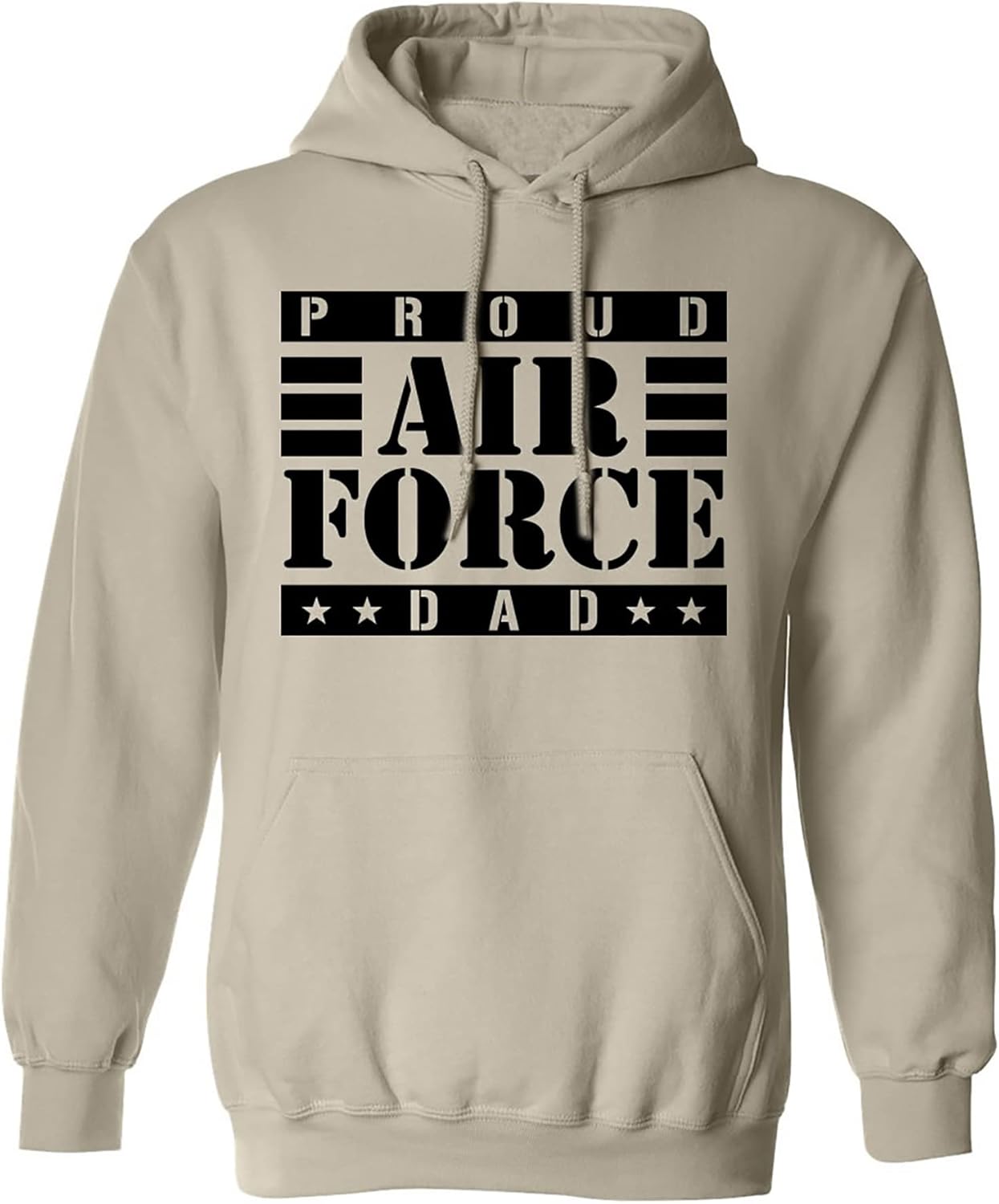 zerogravitee Proud Air Force Dad Hooded Sweatshirt