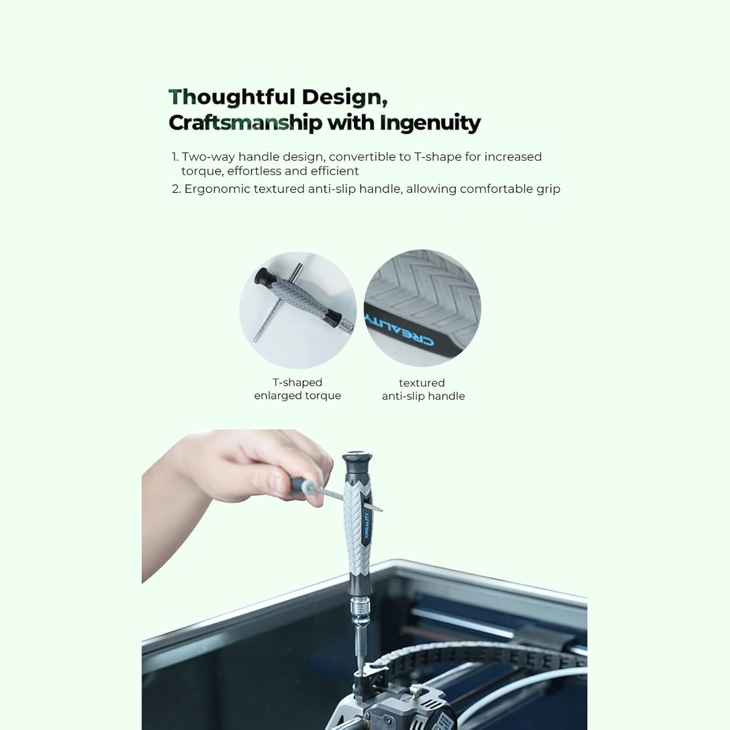 Creality Official 3D Printer Tool Wrap Kit 74 PCS 3D Printer Accessories:Assembly/Removal/Filament Cutting Set 3D Printer Accessories, 3D Printer Accessories for FDM 3D Printer