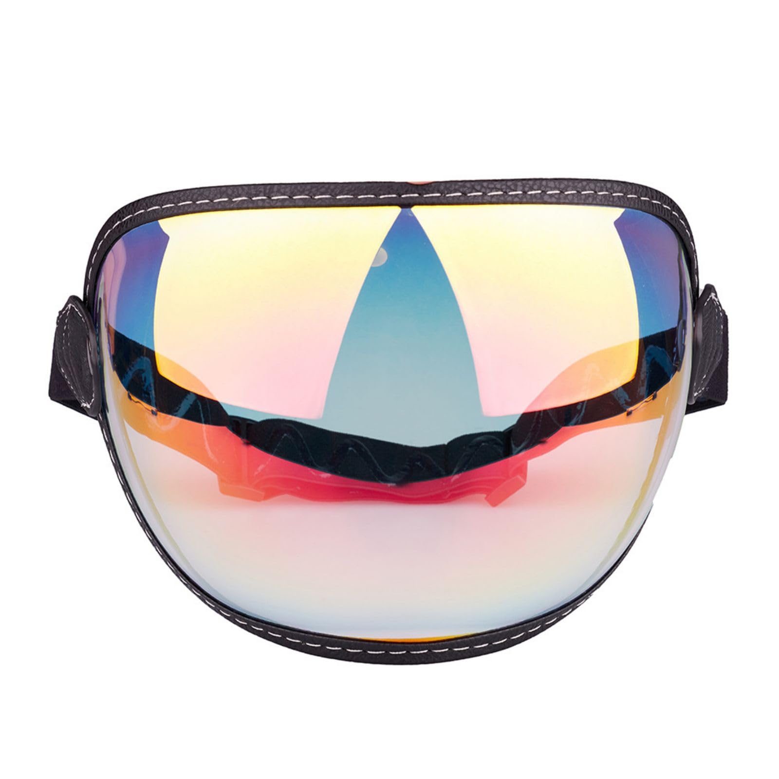 Antigraffio Caschi Occhiali di Protezione Caschi Scudo Lenti Bolle Antivento Lente Aperta Casco Viso Obiettivo