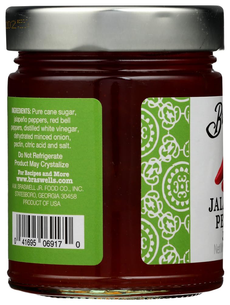 Braswell Jelly Jalapeno Pepper, 11 oz