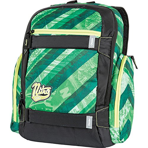 Nitro, Zaino Local, Verde (Wicked Green), 47 x 30