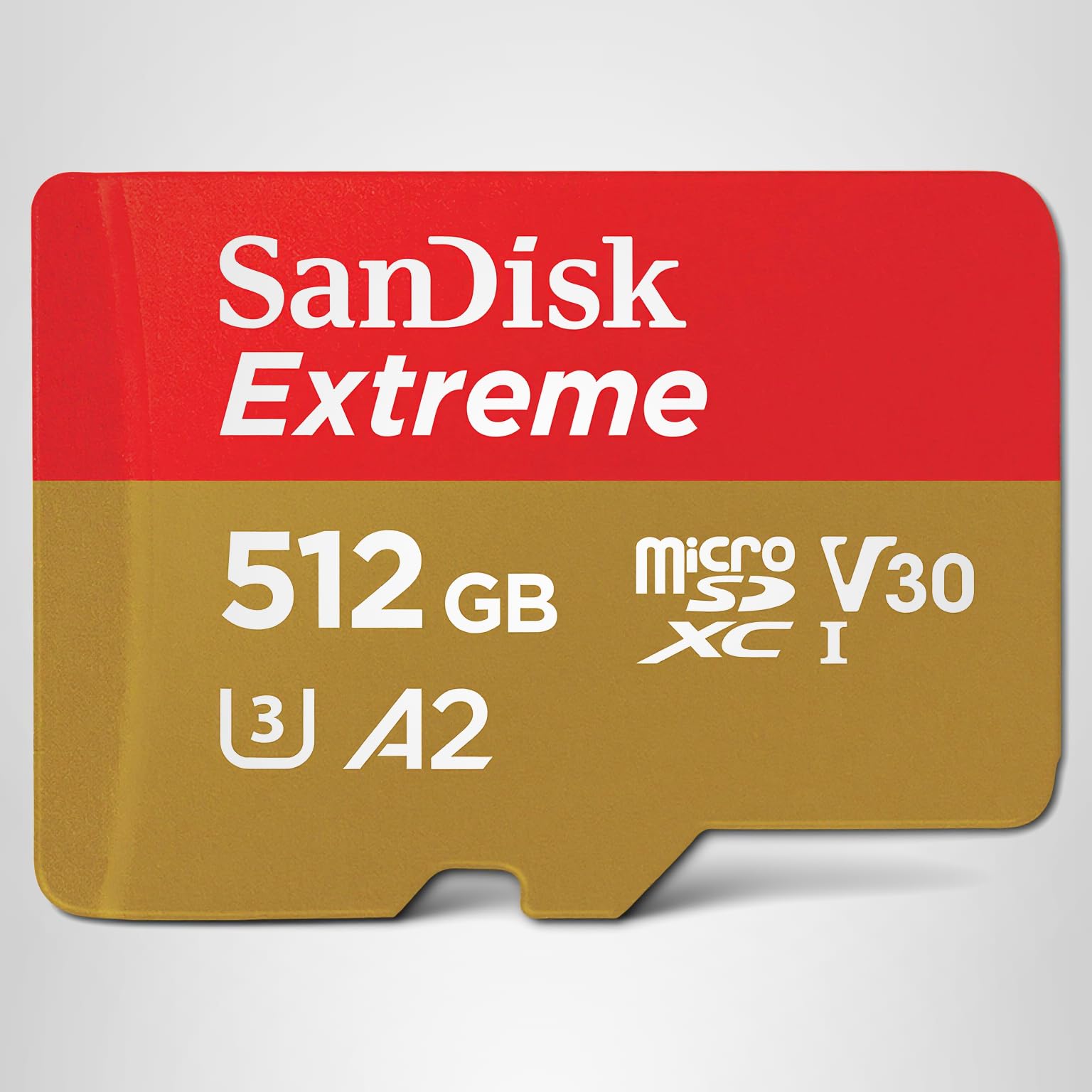 SanDisk Extreme 512GB MicroSDXC UHS-I カード