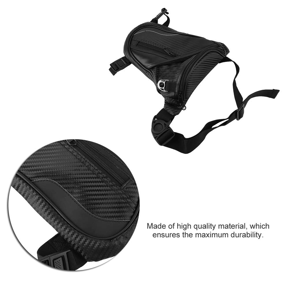 Sacca da gamba per moto, Sacca da gamba per moto alla moda da uomo Resistente borsa da gamba a goccia impermeabile Marsupio da equitazione per uomo Viaggi Escursionismo Arrampicata Ciclismo Sport all'