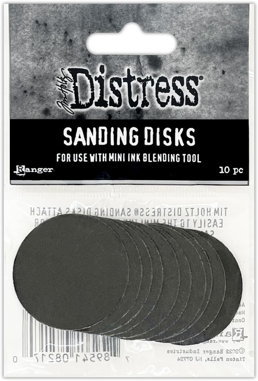Tim Holtz Distress Sanding Disks for IBT (10 Pieces)
