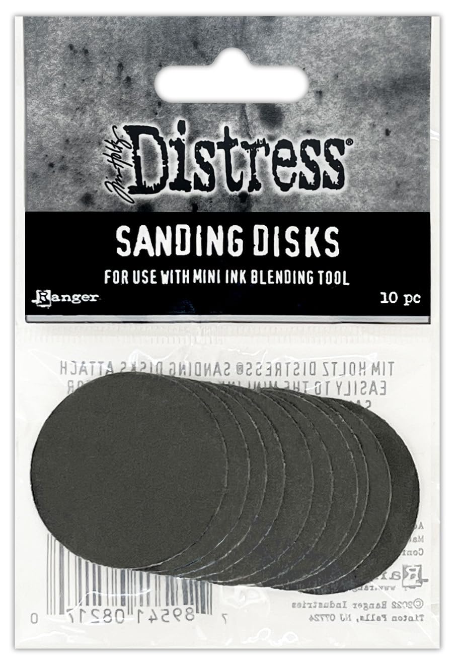 Ranger Tim Holtz Distress Sanding Disks for IBT (10 Pieces)