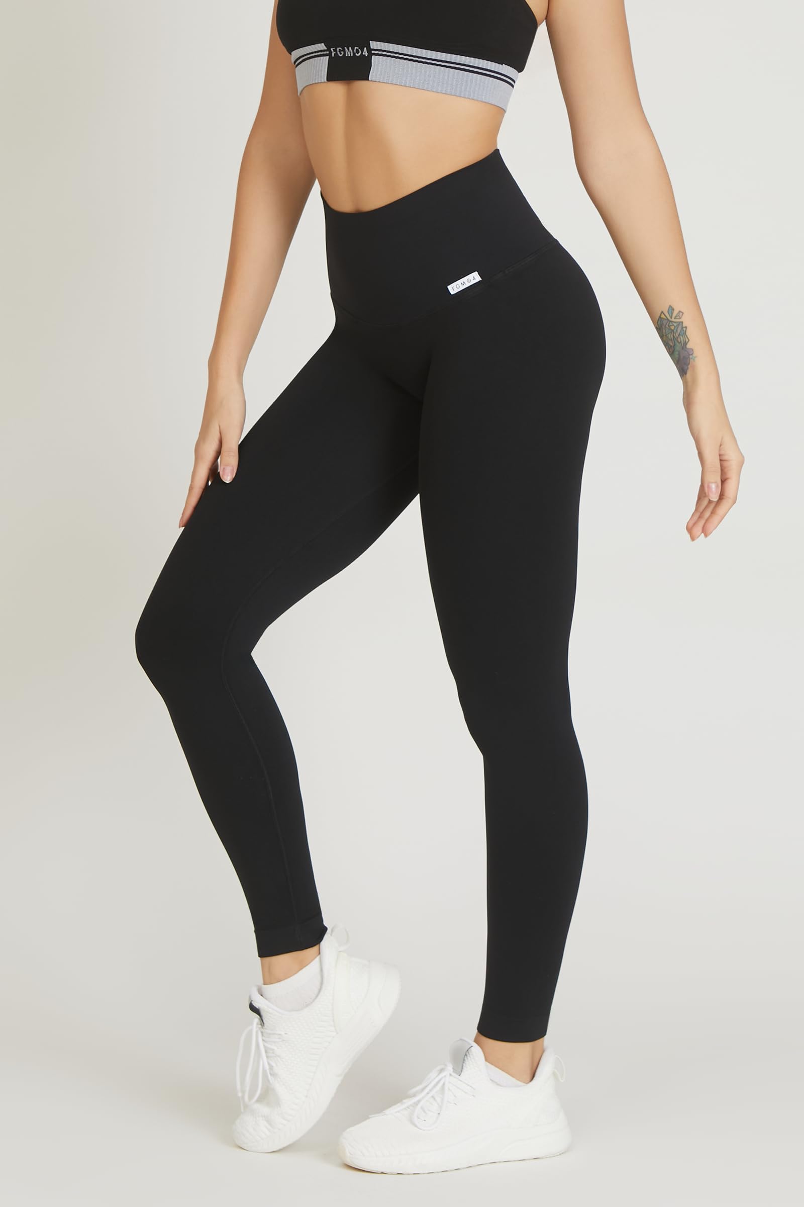 FGM04 Donna - Leggings all-Up, Modellante,XS-S/M-L, Vita Alta, Tecnologia F.I.R., Made in Italy, Perfetti per Yoga e Palestra