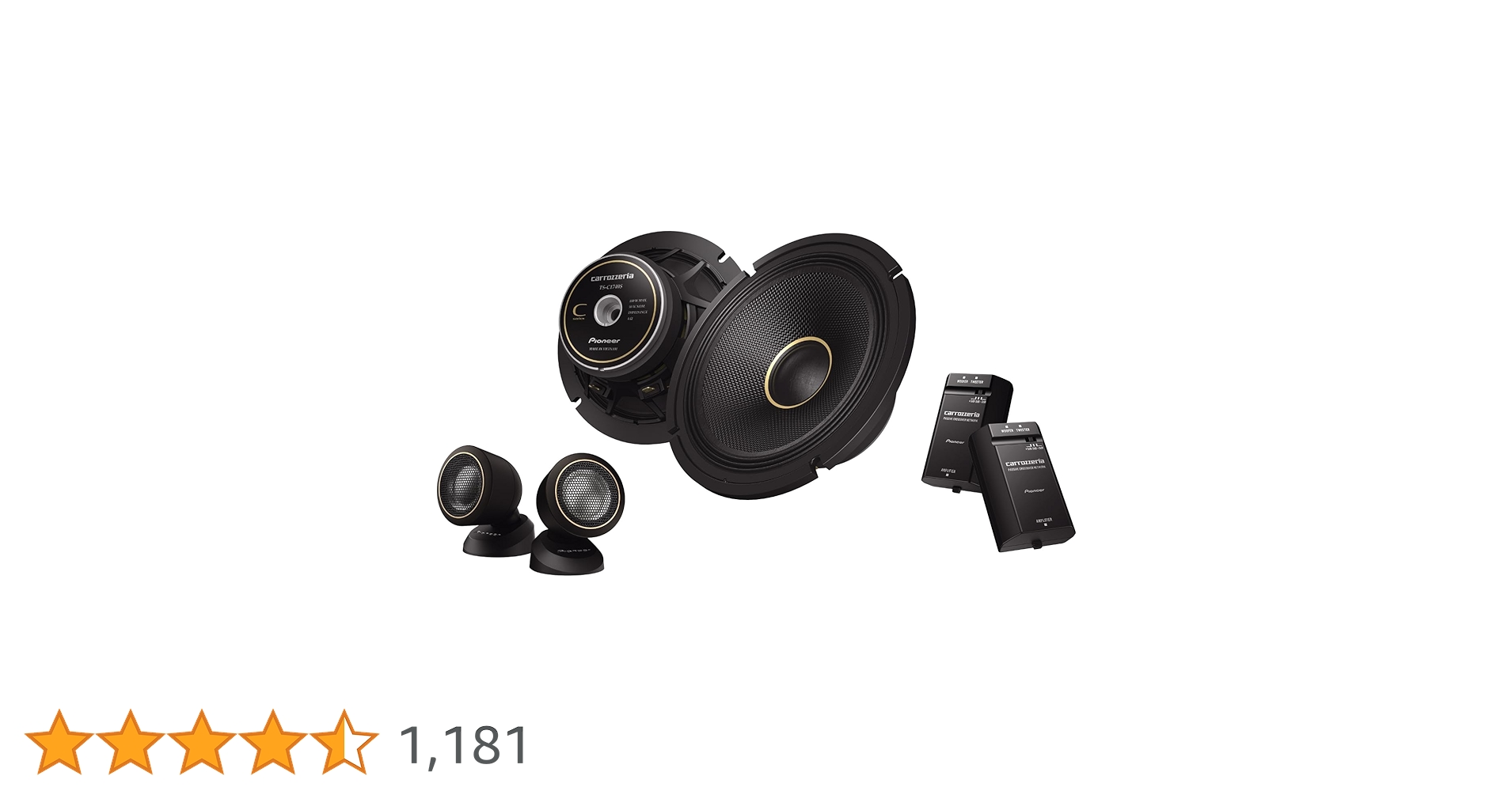 Amazon.co.jp: Pioneer スピーカー TS-C1740S 17cm カスタム