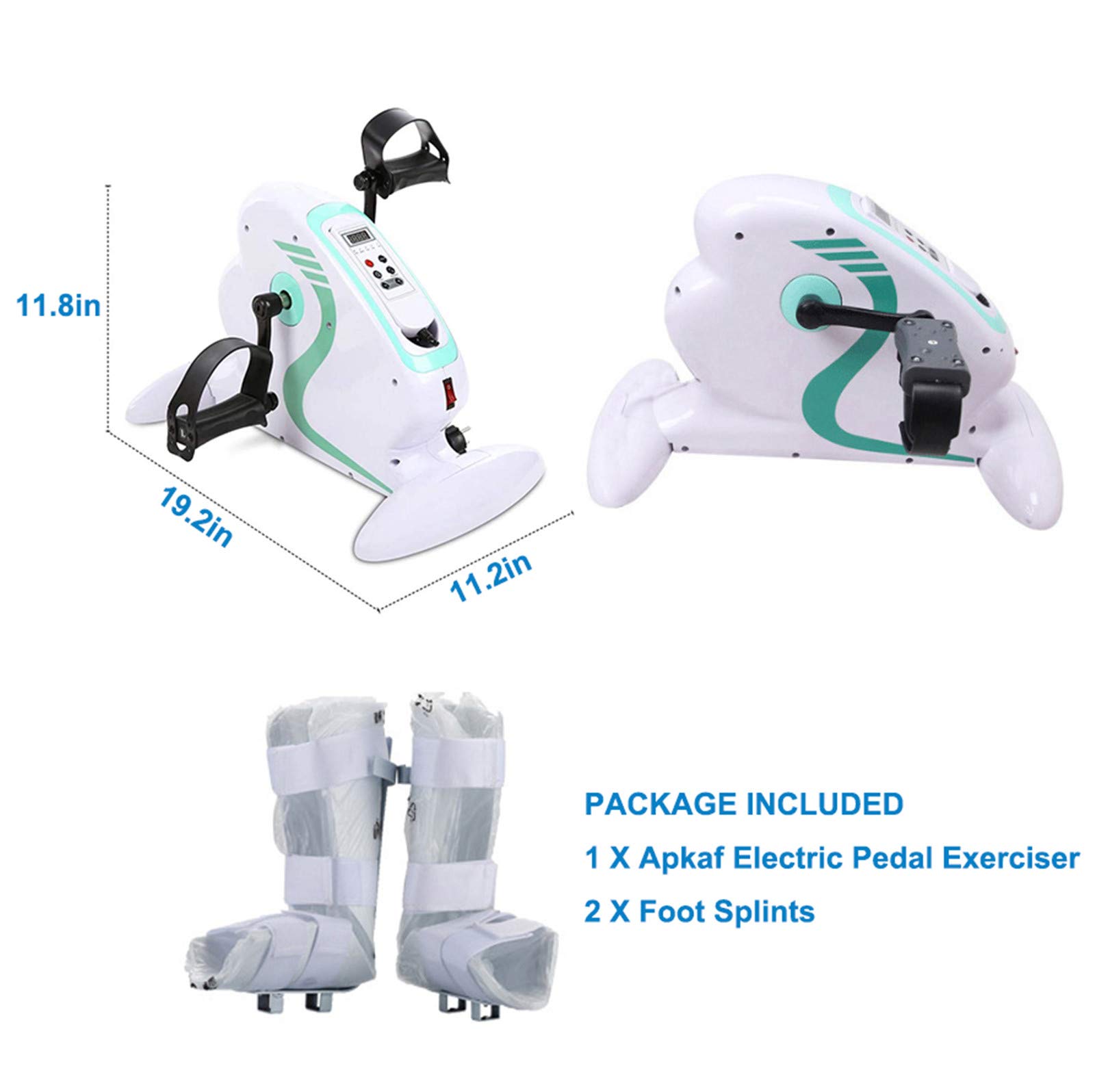 Bicicleta Estática Motorizada De Fitness, Entrenamiento De Pedal Eléctrico, Entrenador De Bicicleta De Rehabilitación para Fisioterapia Electrónica para Personas Mayores Y Discapacitadas