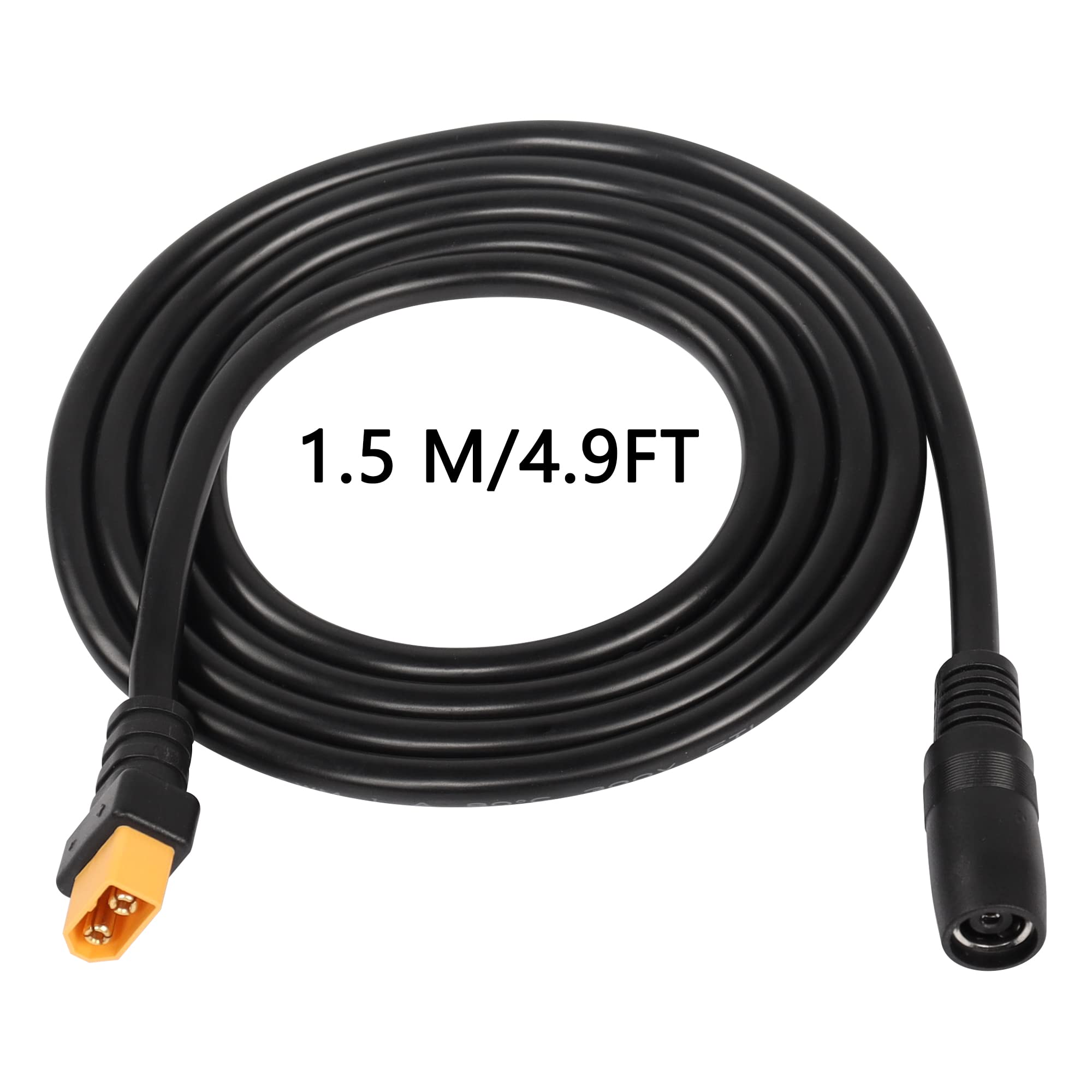 SinLoon DC8020 na XT60 panel słoneczny, adapter, kabel zasilający 14 AWG 5FT DC8020 gniazdo na XT60, kabel adaptera z wtyczką DC7909 do panelu słonecznego, RV Portable Power Station (XT60 razy)