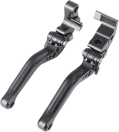 Miniatura 7 de GZYF Palancas de freno y embrague para motocicleta para Yamaha 2005-2016 YZF R6  2004-2008 YZF R1 Negro
