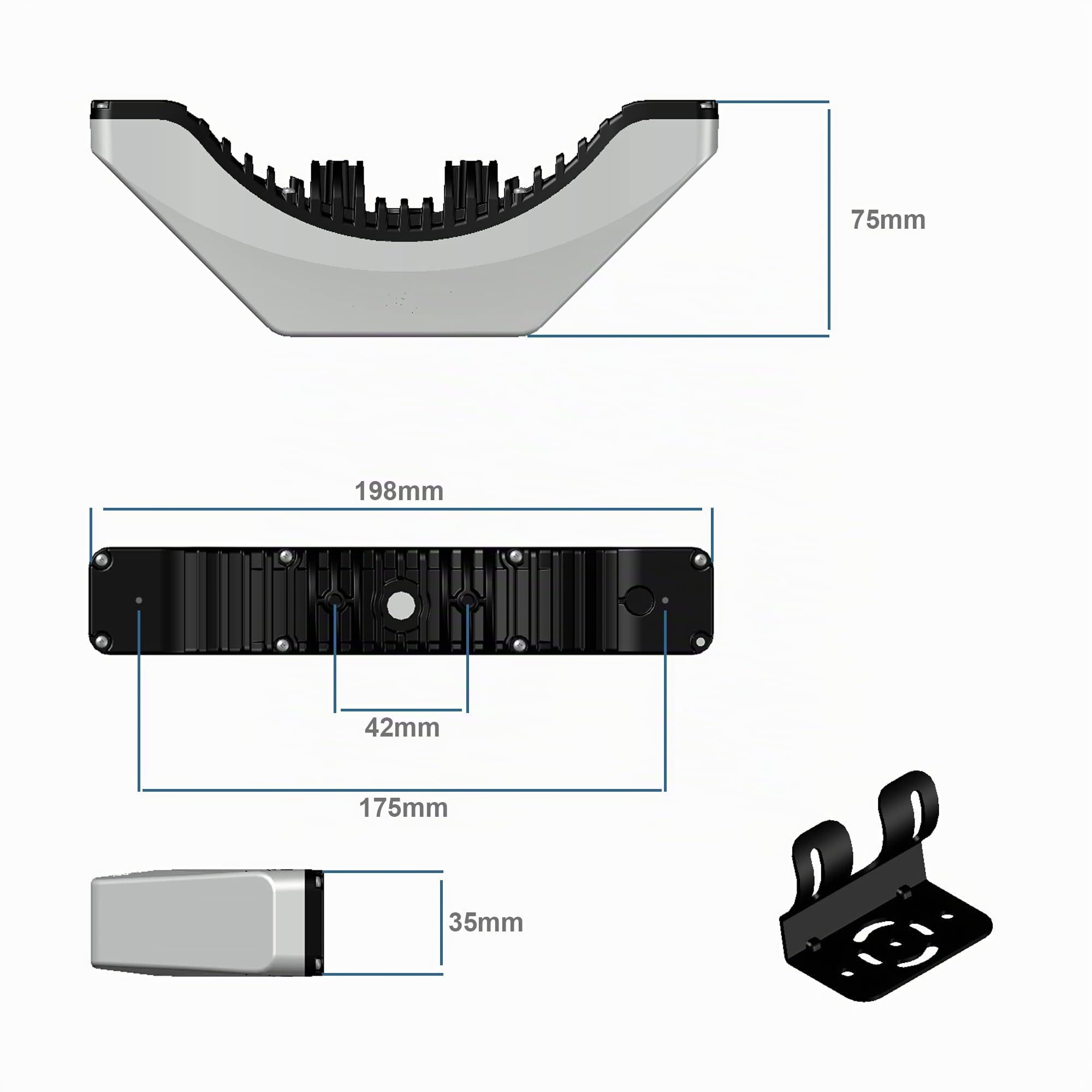 LED-MARTIN HT270 - Rundumleuchten-Modul - gelb