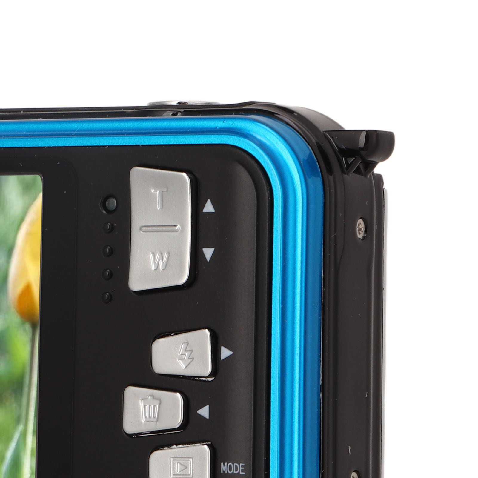 Fotocamera Subacquea, Fotocamera Subacquea da 11FT, Fotocamera Subacquea a Doppio Schermo Full HD 2.7K 48MP Autofocus Selfie con Cinghia Galleggiante, Fotocamera Subacquea con