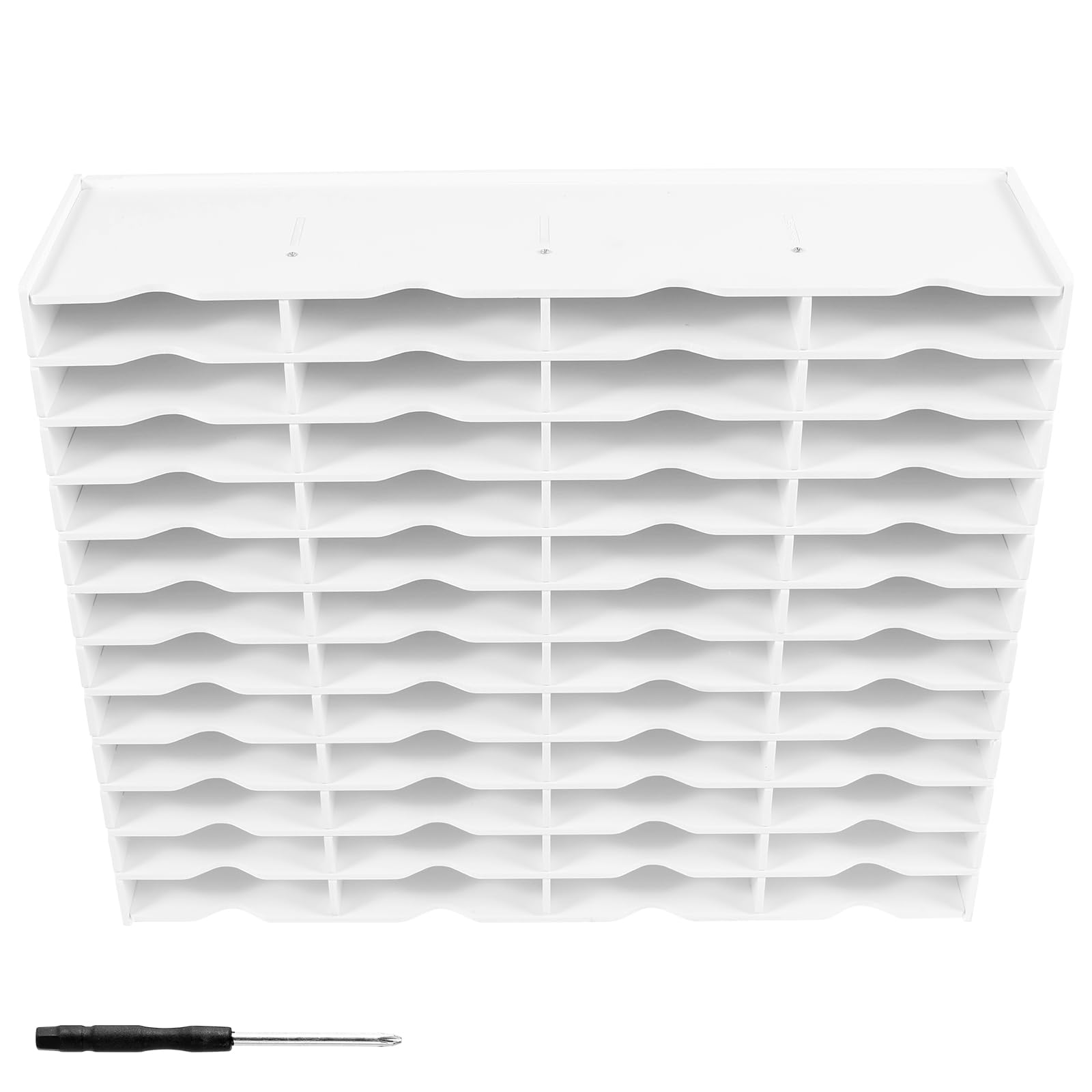 Porte-tampon, étagère de rangement de couleurs, boîte de rangement pour téléphone portable, mini support d'archives pour tampon encreur, organisateur étanche pour tampons encreurs pour fournitures de