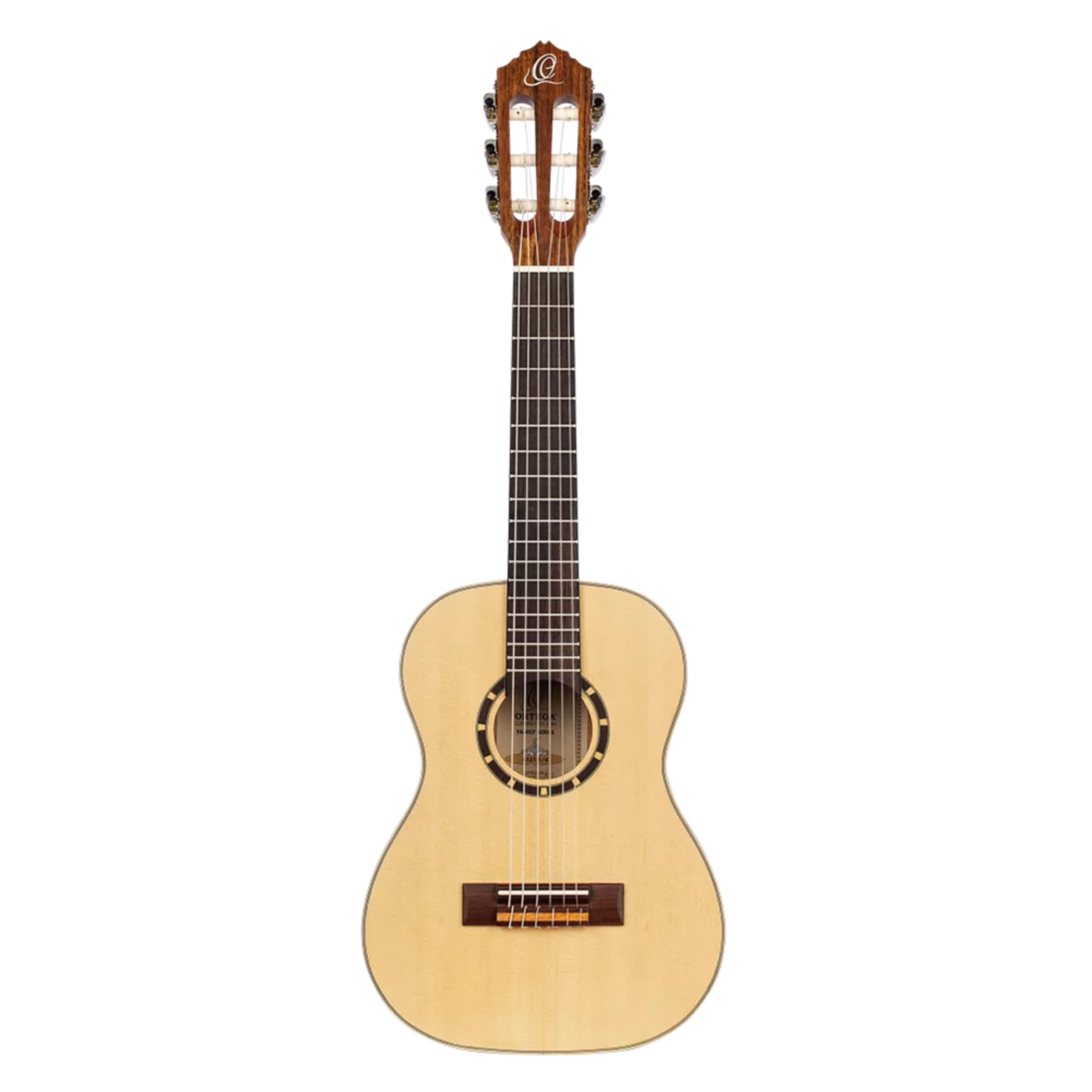Ortega Guitars Guitare Classique 1/4 – Family Series – Housse Incluse – Épicéa / Acajou, Naturel (R121-1/4)