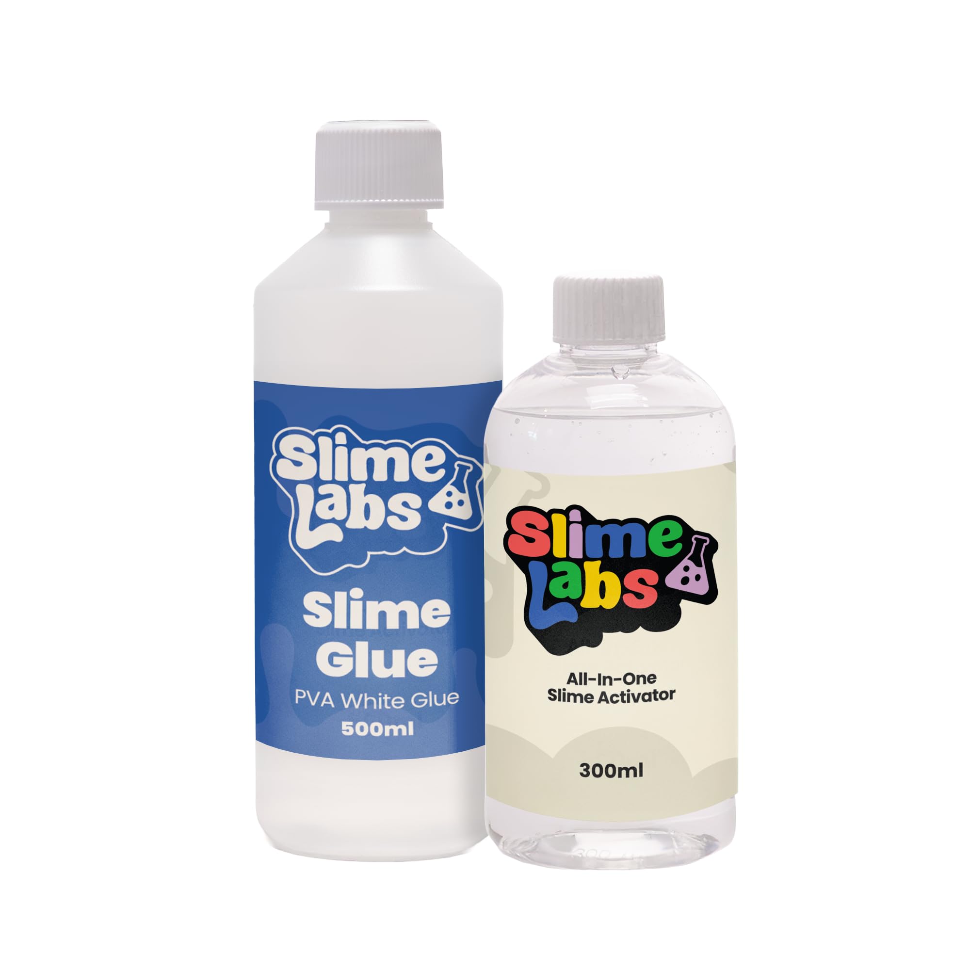Slime Making Kit - 800ml - Activator and White PVA Glue - Make Your Own Slime, DIY Slime Kit, Non-Toxic, Washable, Sensory Toys, UK Made