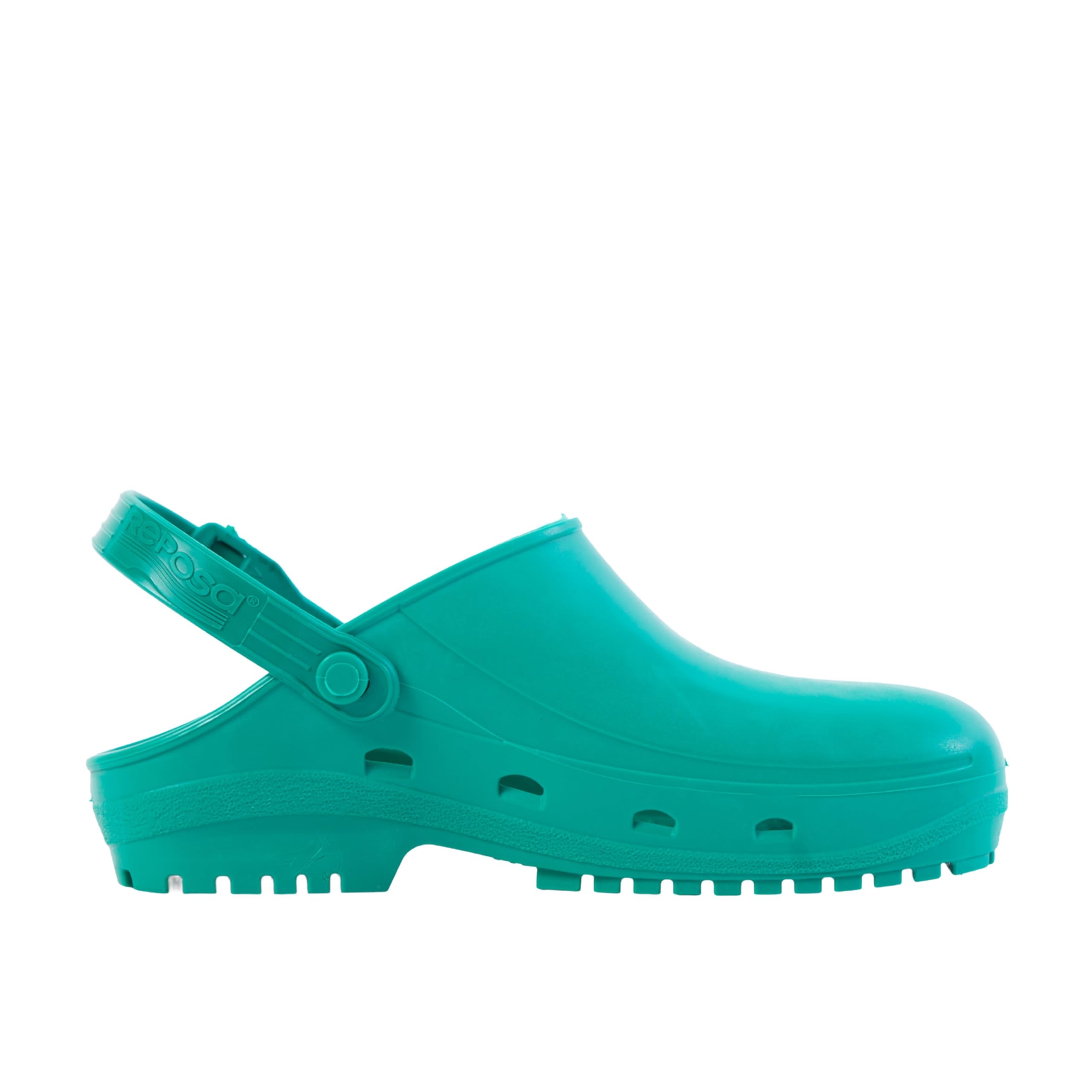 REPOSA Max - Zuecos Sanitarios Mujer y Hombre en Goma con Suela Antideslizante SRC, Zuecos Enfermera Anatómicos con Correa Ajustable, Zapatos Sanitarios Esterilizables Antishock Transpirables Ligeros — view 15