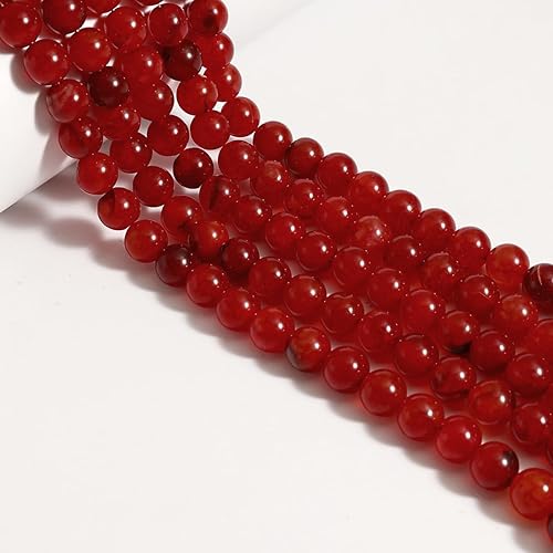 Miniatura 47 de 60 cuentas de ágata negra de 0.236 pulgadas, cuentas de piedras preciosas naturales redondas sueltas para hacer joyas