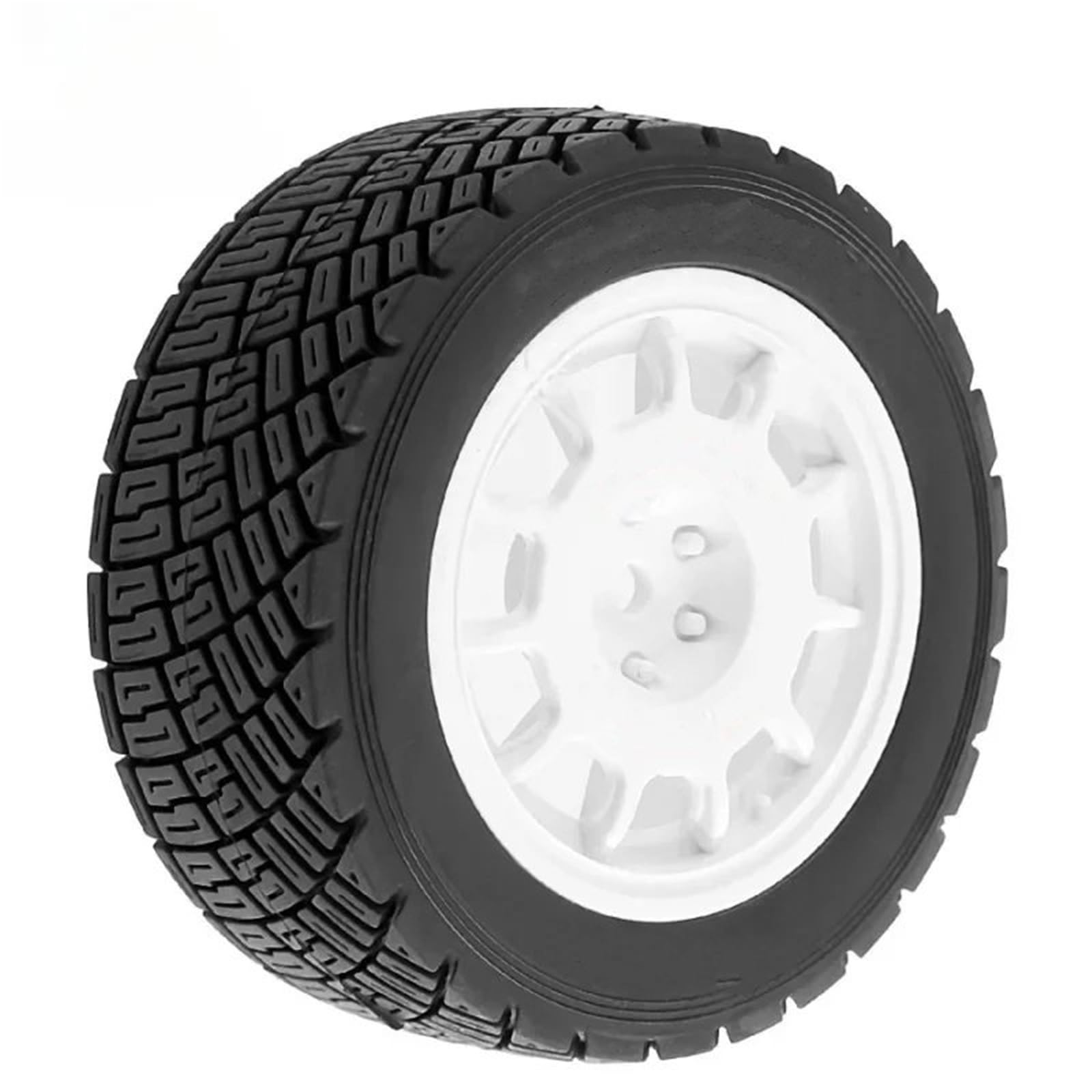 RC Repuestos para 1/10 Neumáticos Carreras 4 Unidades 78X30 Mm 12 Modelos RC Coches para Rally Piezas Mejora Modificación Reparación