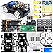 SunFounder Raspberry Pi Pico Robot Car Kit, Open Source, MicroPython, App Control, RGB LED, Rechargable Electronic DIY Robot Kit (Battery Included)