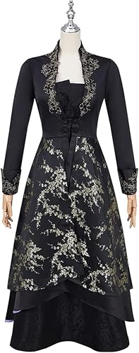 Weixu Disfraz de bruja para mujer de Vengerberg, uniforme de lujo, disfraz de Halloween