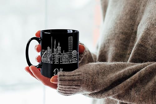 Miniatura 318 de Taza de cerámica Madrid Spain Skyline, taza blanca de recuerdo de Europa de 11 onzas, taza de café personalizada, regalo para cumpleaños, taza