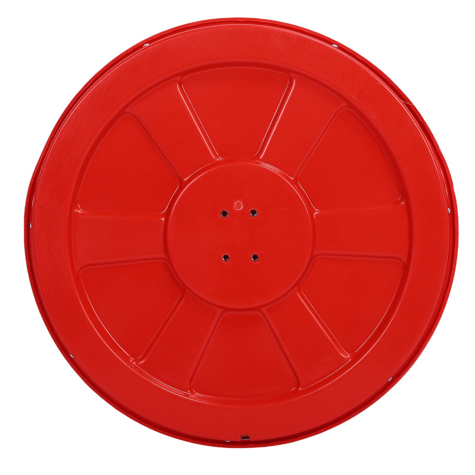 Generic Specchio per Traffico Convesso Specchio di Sicurezza per Vialetto Grandangolare Infrangibile per Montaggio su Palo Rosso da 60 Mm per Interni Ed Esterni (60 cm/23,6 pollici)