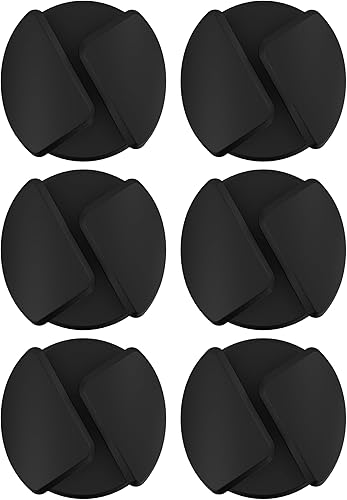 Scosche CMAR-6PKRP Kit de organización de cables, paquete de 6 clips adhesivos negros para cables de carga de teléfono, cables de carga, organizador disponible en Yaxa Guatemala