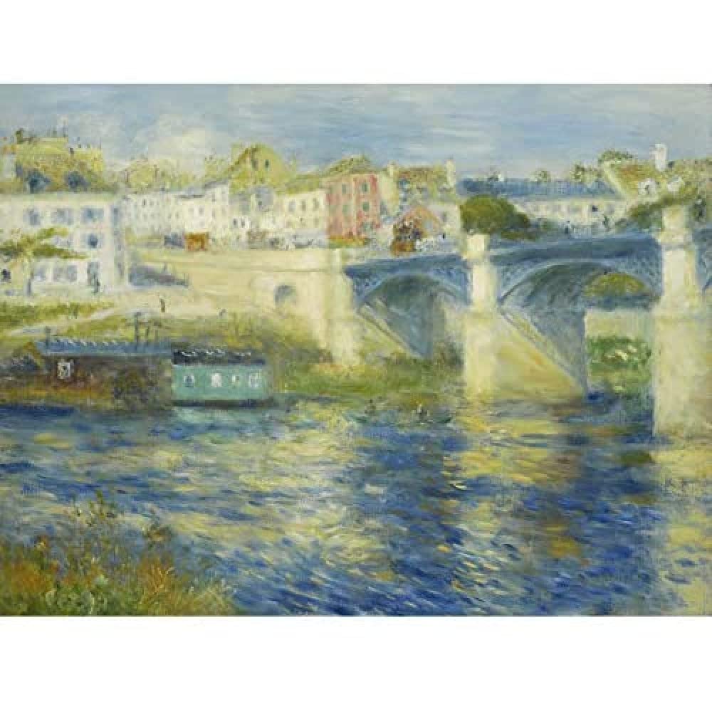 Artery8 Pierre Auguste Renoir Bridge At Chatou Painting Unframed Wall Art Print Poster Home Decor Premium